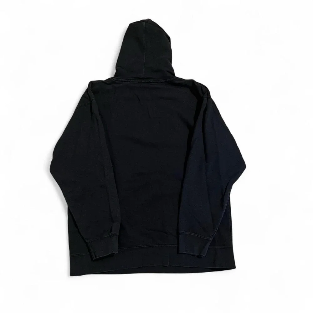 True Religion Black On Black Hoodie Men's Size XL Skate Goth Emo Grunge